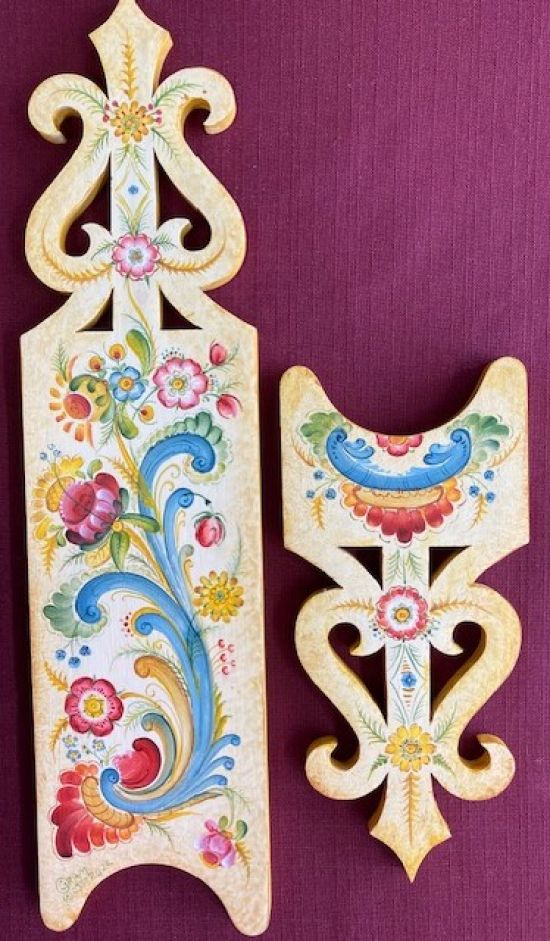 Os Door Escutcheon Original Painting